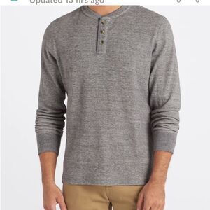 ALESBURY Riverdale Thermal Henley navy blue size small Stitch Fix NWT‎